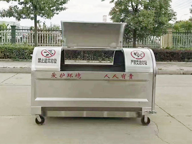不銹鋼3方垃圾箱