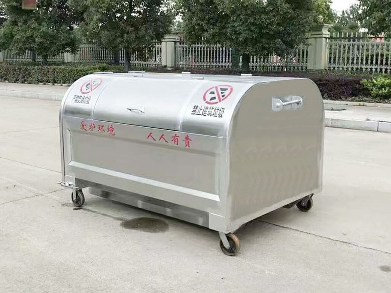 不銹鋼3方垃圾箱