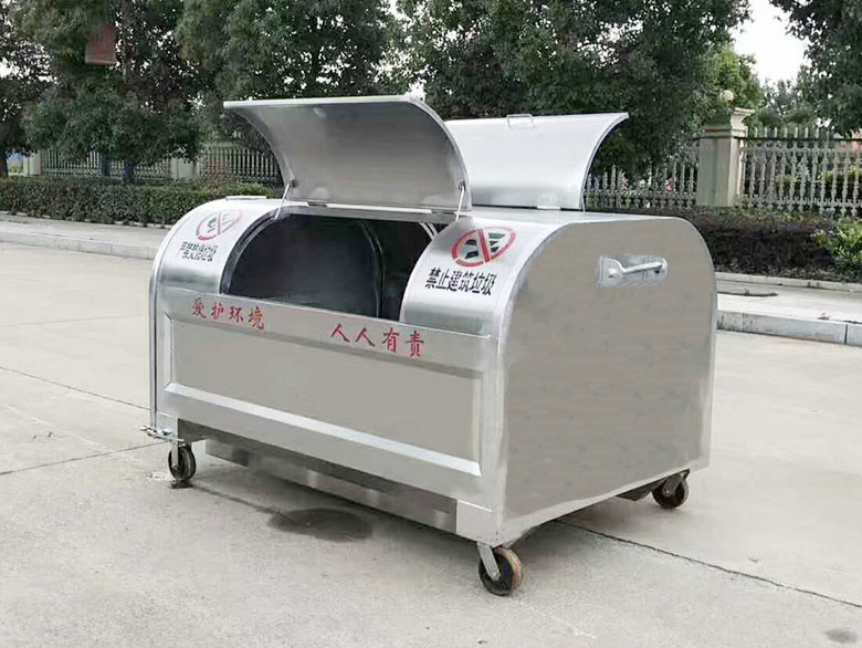 不銹鋼3方垃圾箱