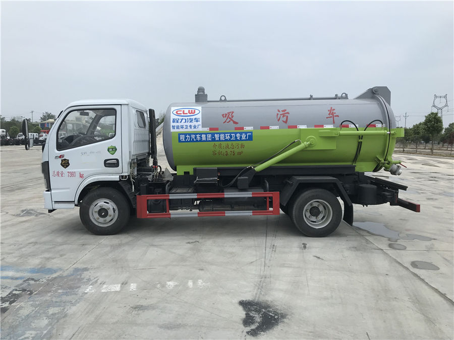 國六東風多利卡5方吸污車