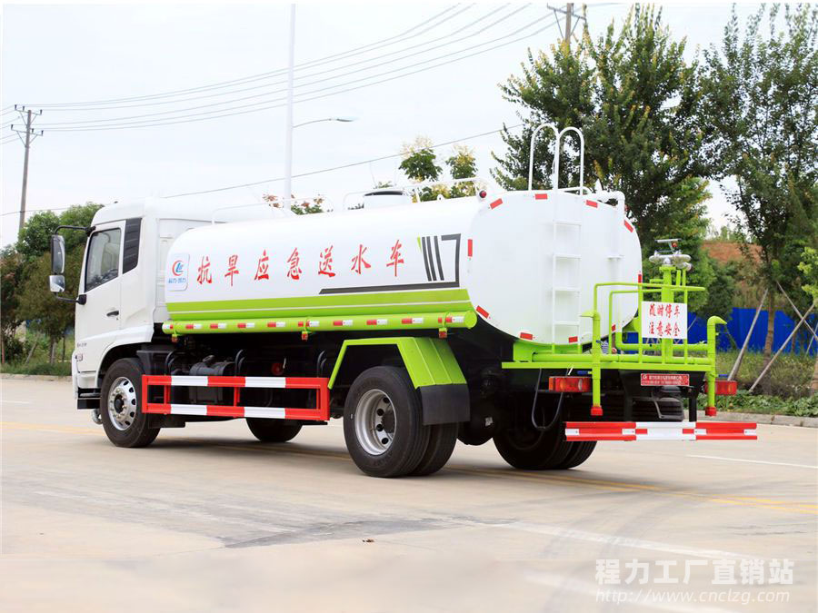 國六東風天錦灑水車12方灑水車