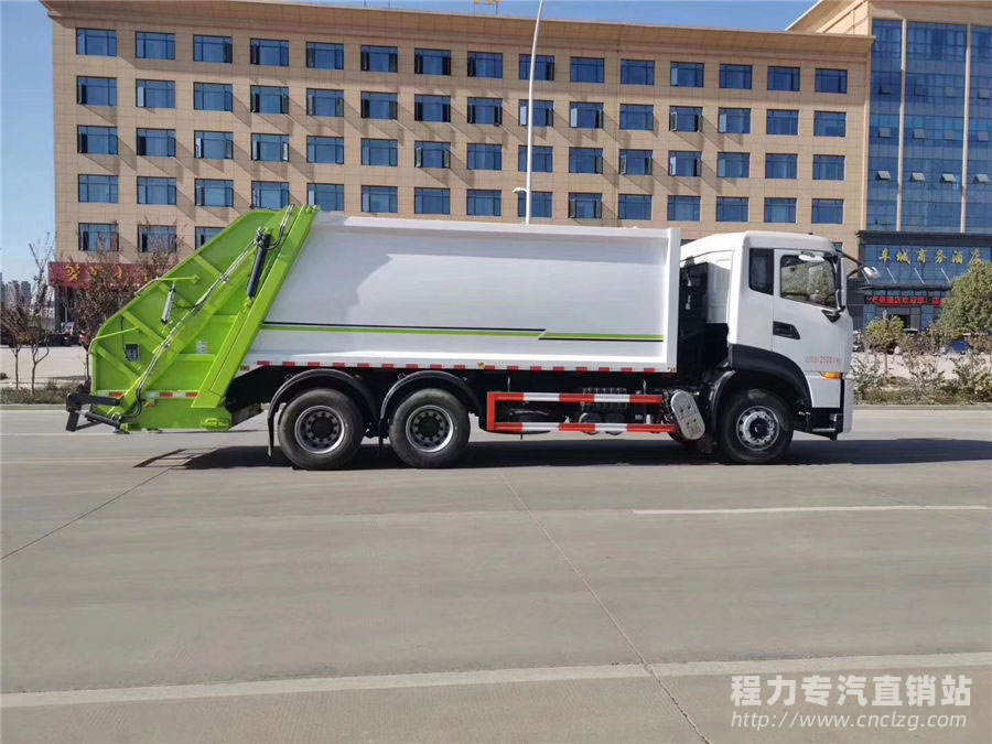 國六東風天龍后雙橋18-20方壓縮垃圾車