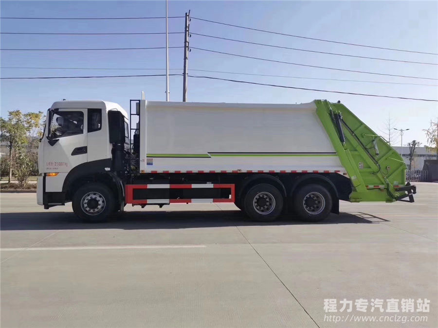 國六東風天龍后雙橋18-20方壓縮垃圾車