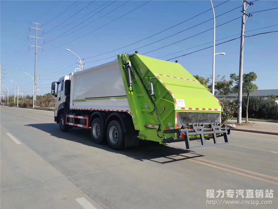 國六東風天龍后雙橋18-20方壓縮垃圾車