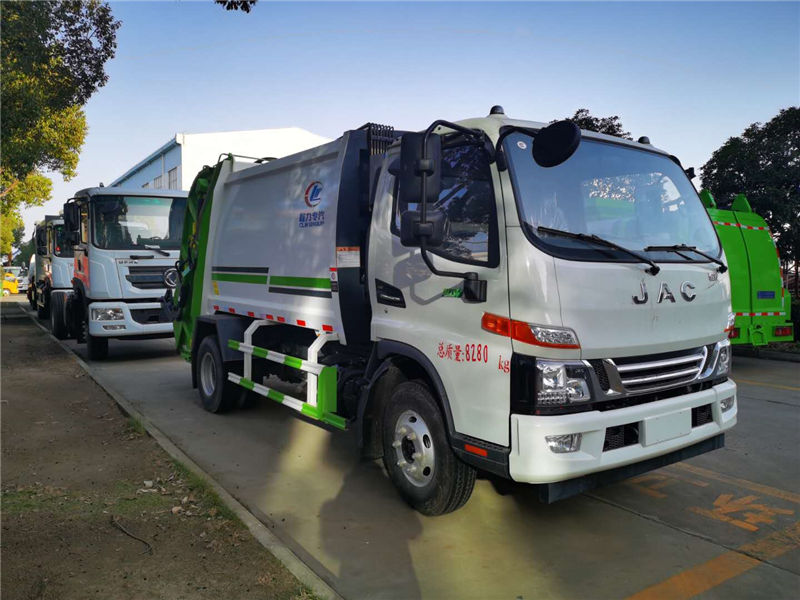 國六江淮8方壓縮式垃圾車