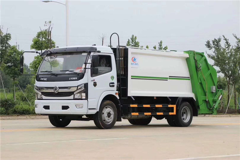 國六東風凱普特8方壓縮式垃圾車