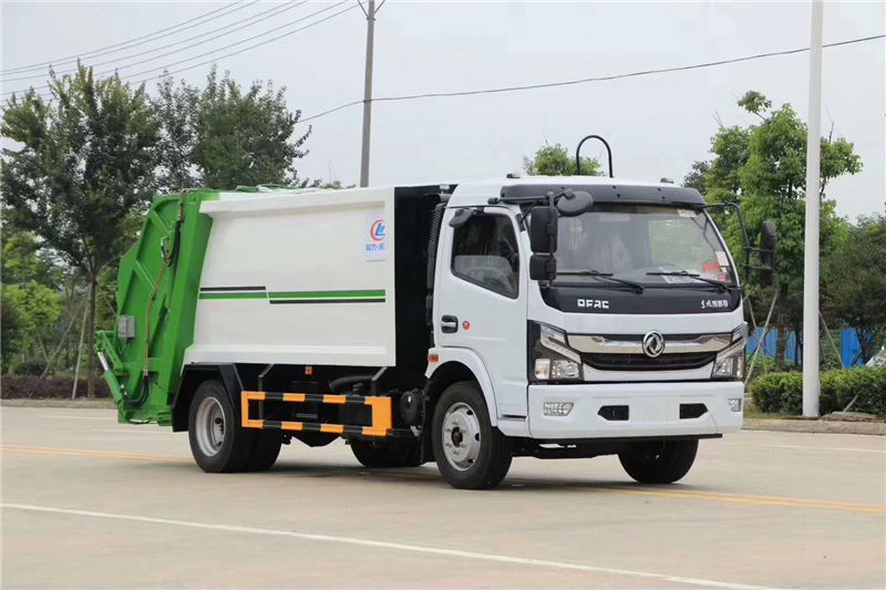 國六東風凱普特8方壓縮式垃圾車