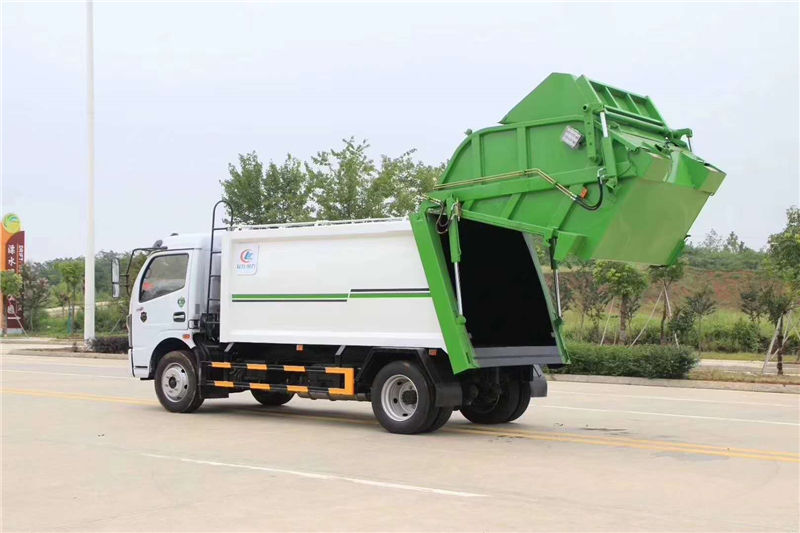 國六東風凱普特8方壓縮式垃圾車