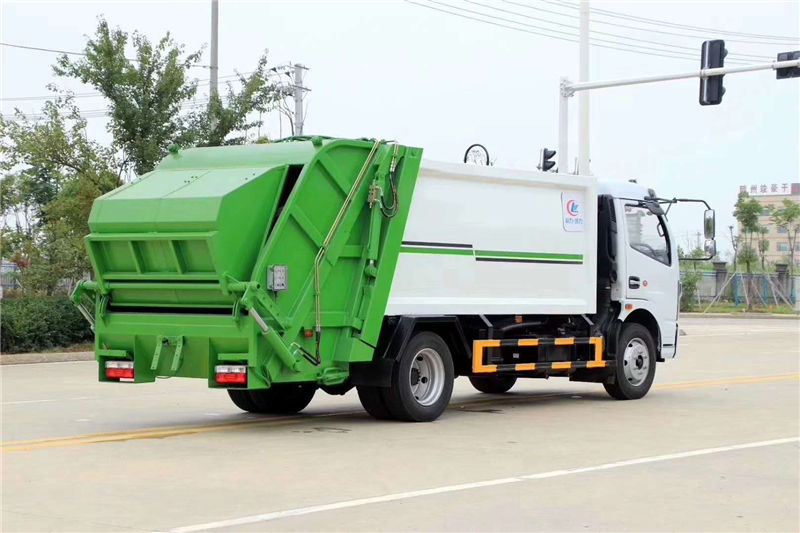 國六東風凱普特8方壓縮式垃圾車