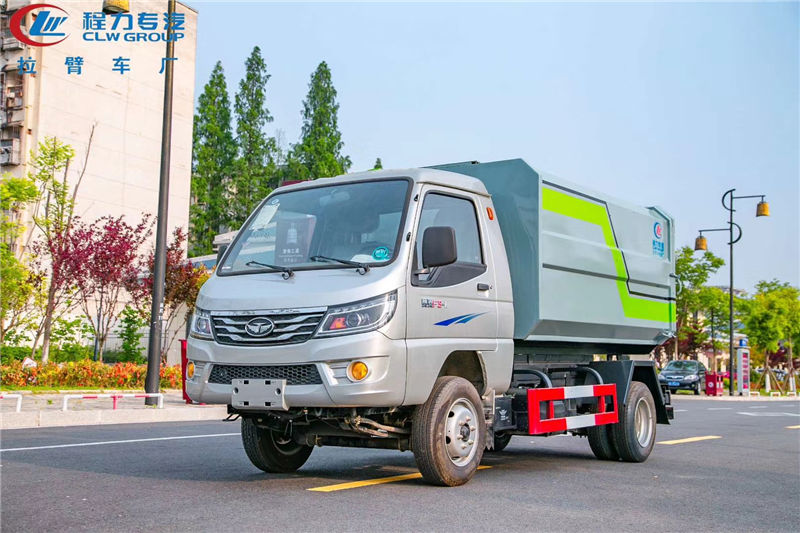 國六唐駿賽菱F3小型勾臂式垃圾車