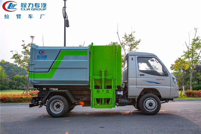 國六唐駿賽菱F3小型勾臂式垃圾車
