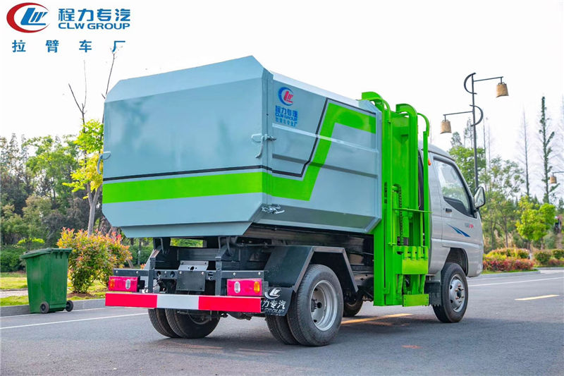 國六唐駿賽菱F3小型勾臂式垃圾車
