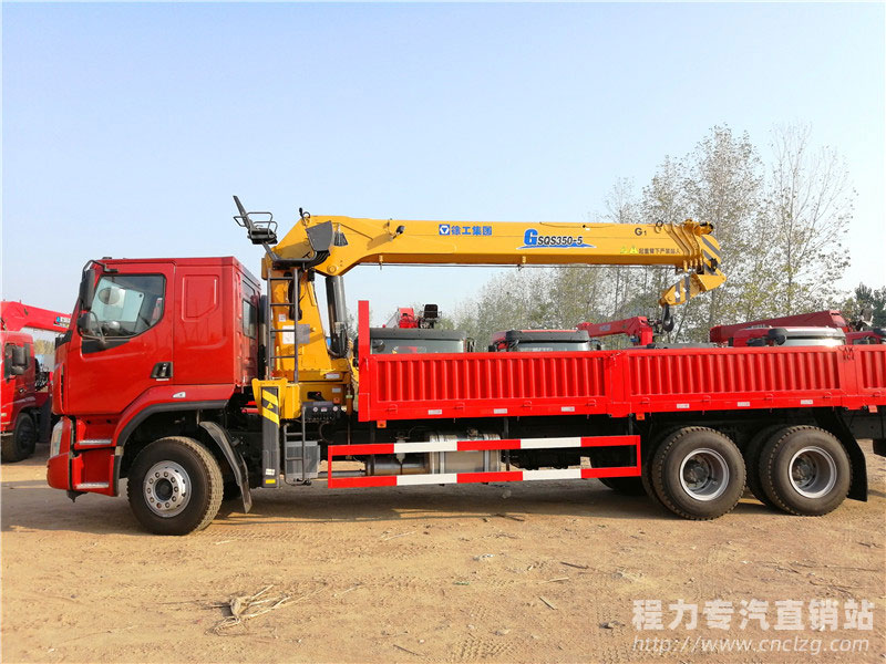 東風柳汽乘龍H5后八輪徐工14噸隨車吊