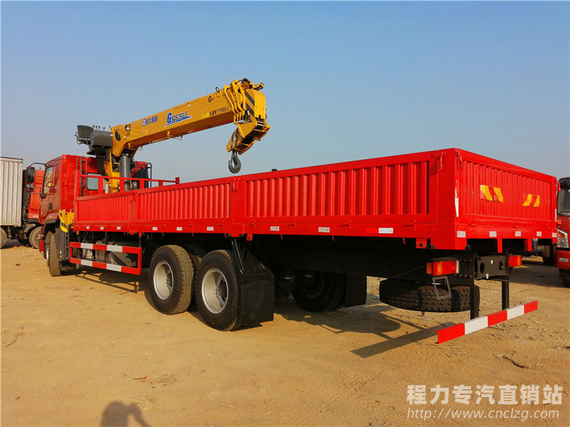 東風柳汽乘龍H5后八輪徐工14噸隨車吊
