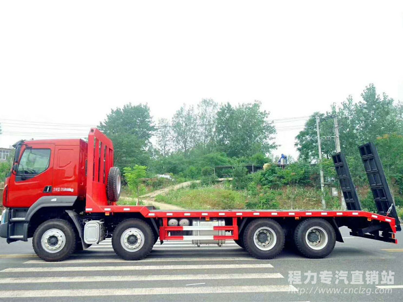 柳汽乘龍國五前四后八平板運輸車