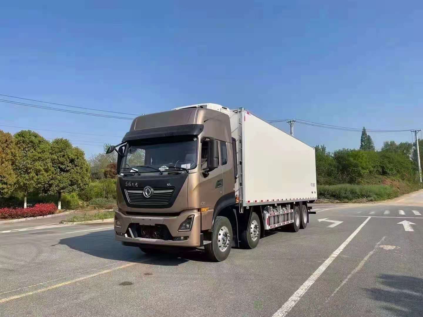 東風天龍KL 前四后八9.6米冷藏車