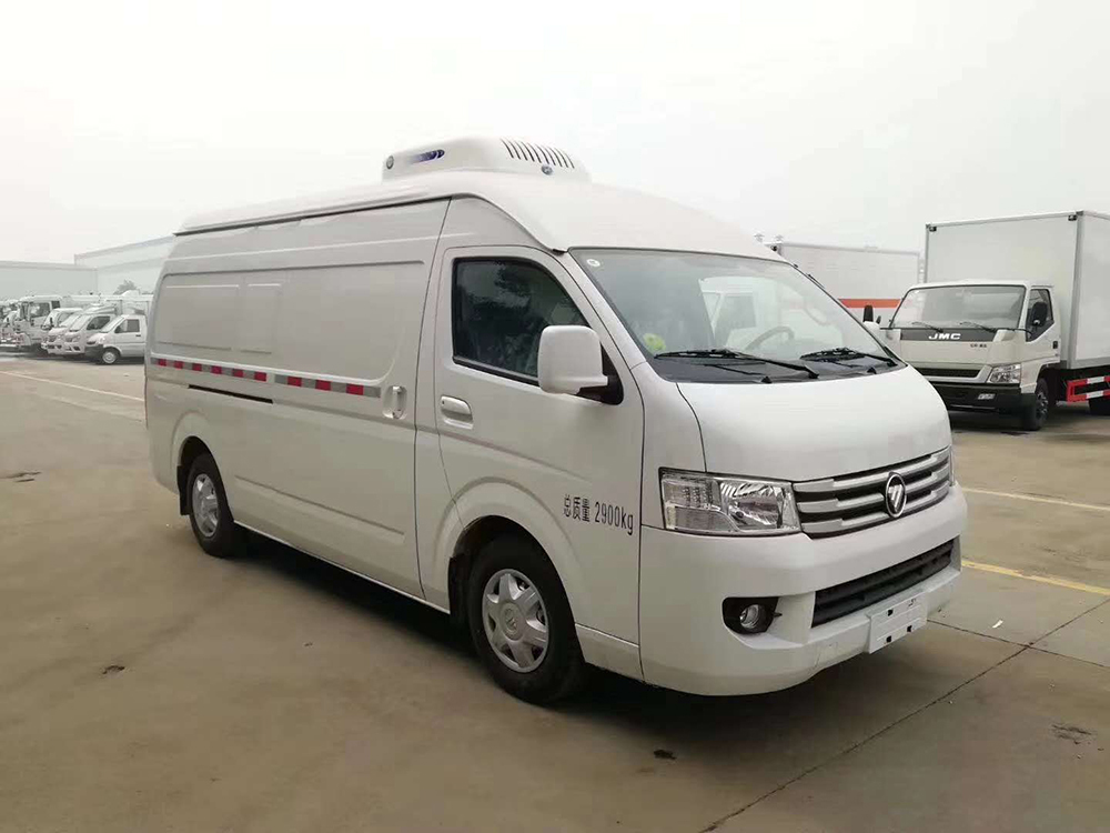 國六冷鏈車圖片福田風景G9單排疫苗冷鏈車價格