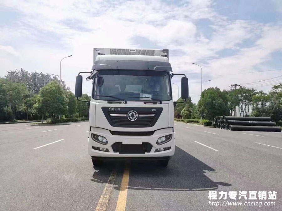 新款KR東風天錦6.8米高頂冷藏車