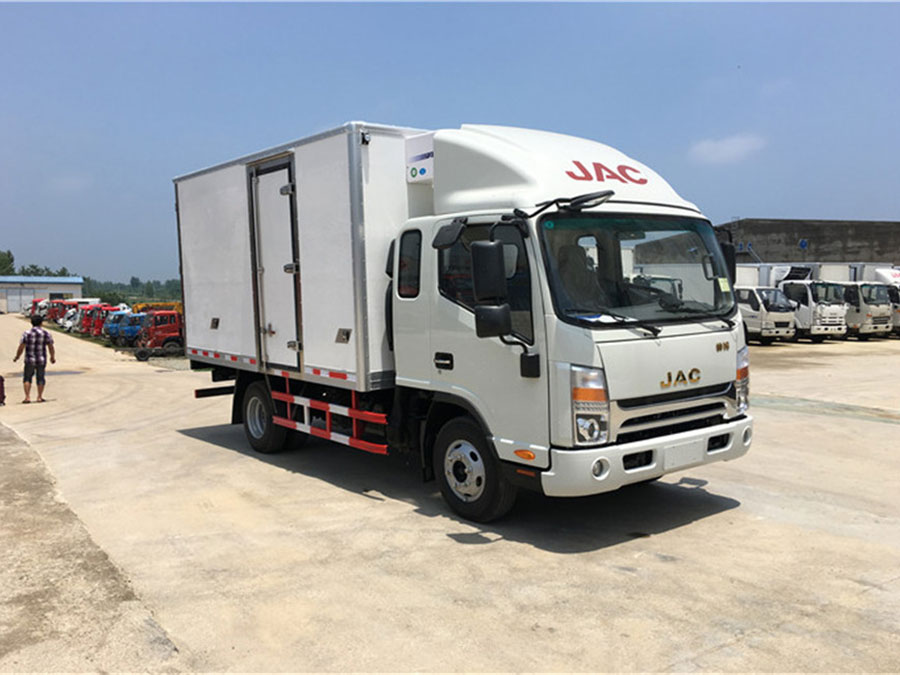 江淮帥鈴排半冷藏車3.7米冷藏車