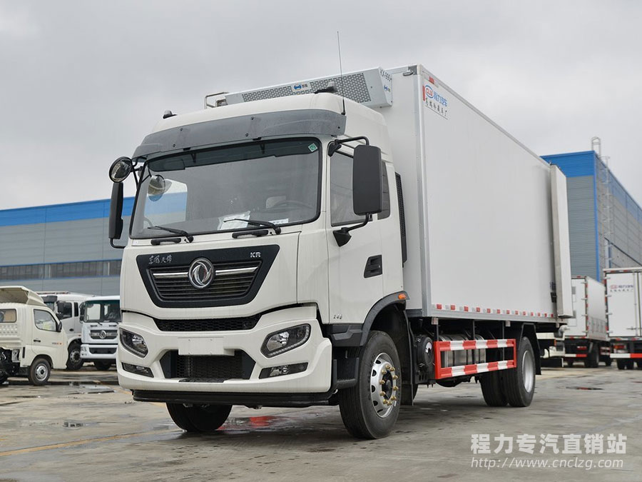 新款KR東風天錦6.8米高頂冷藏車