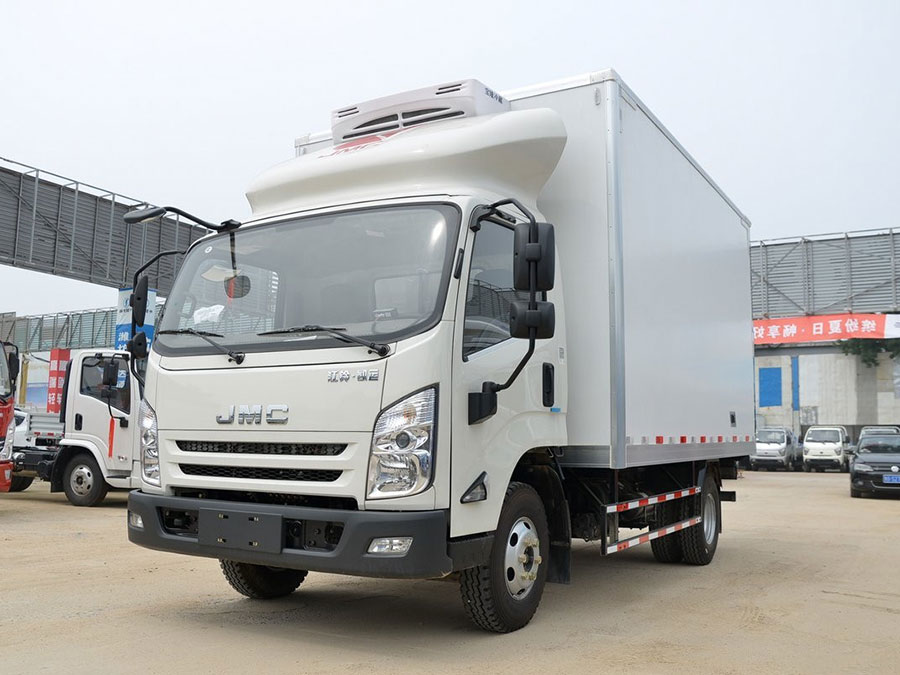 江鈴凱運藍牌冷藏車|3.98米冷藏車