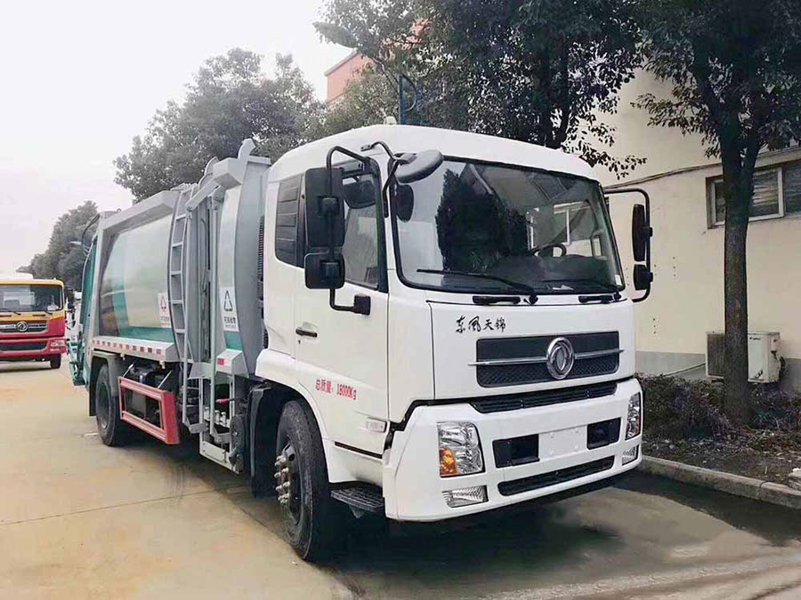 國六7方東風天錦分類分撿垃圾運輸車