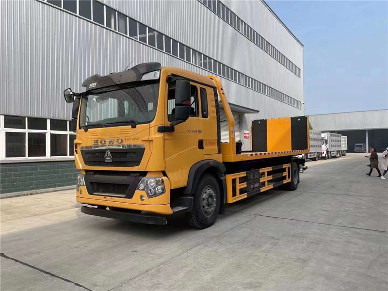 國六重汽豪沃單橋一拖二清障車