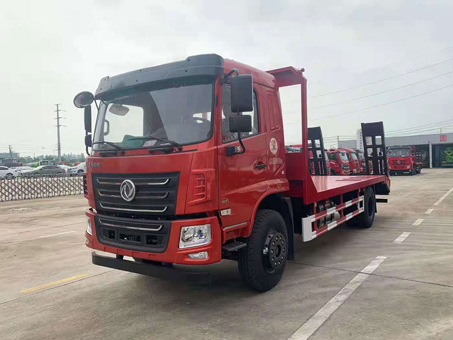 國六東風華神F5平板運輸車