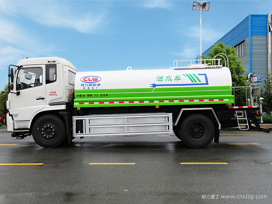 東風天錦純電動新能源11方灑水車