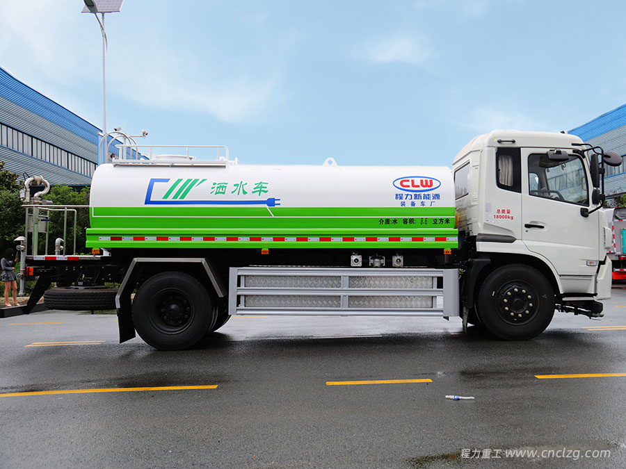 東風天錦純電動新能源11方灑水車