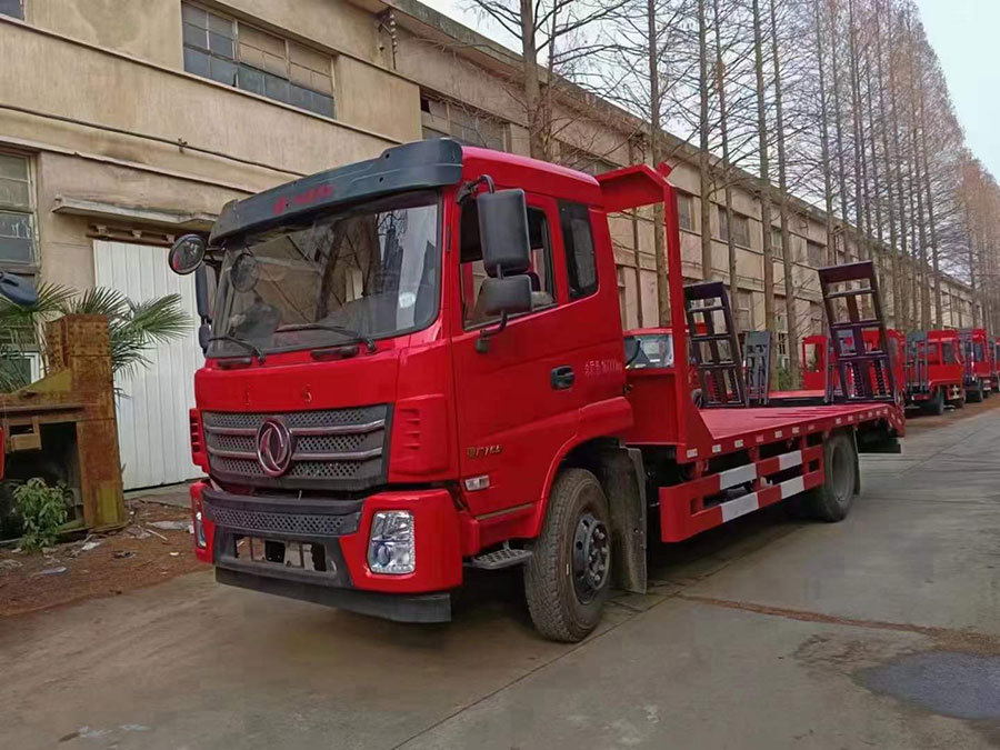 東風商用國六單橋平板運輸車