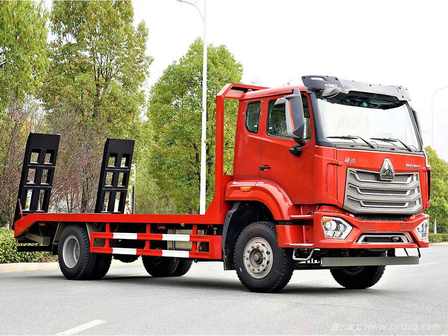 重汽豪沃單橋平板車