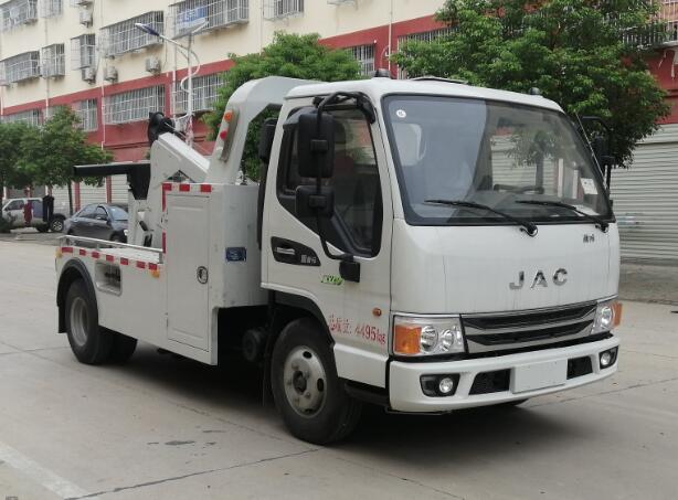 國六江淮康鈴拖吊聯體清障車