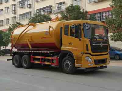 國六東風(fēng)天龍后八輪15方吸污車