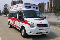 國六江鈴福特新世代V348航空艙負壓救護車