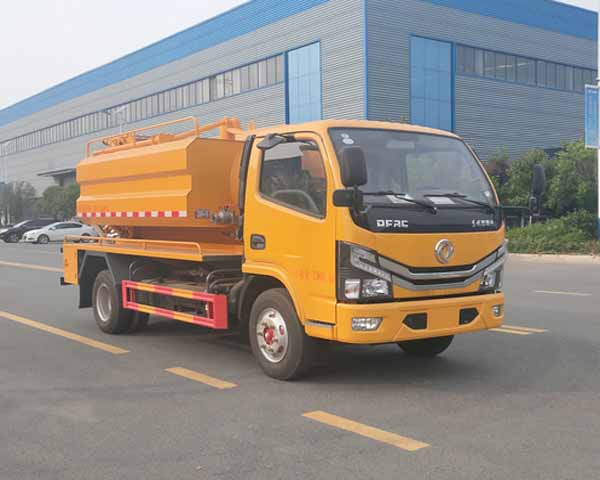 國六東風多利卡5方清洗吸污車