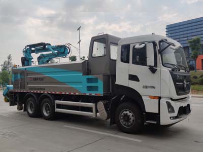 國六東風天龍后八輪墻面清洗車