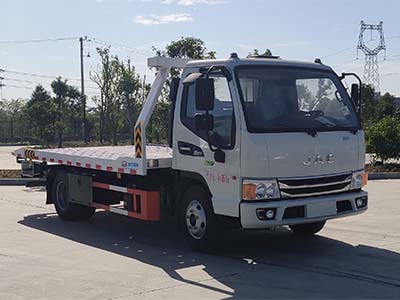 國(guó)六江淮駿鈴平板一拖二清障車(chē)