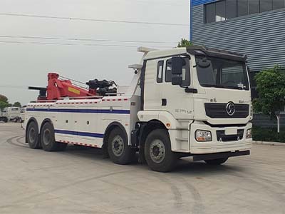 國六陜汽德龍前四后八拖吊聯體清障車
