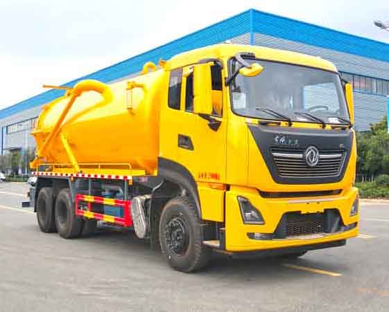 國六東風(fēng)天龍后八輪14方吸污車