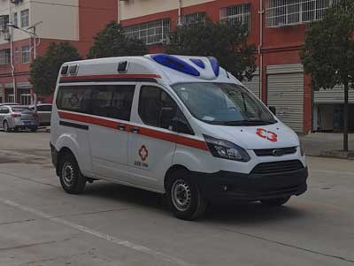國(guó)六福特V362中軸中頂監(jiān)護(hù)型救護(hù)車(chē)