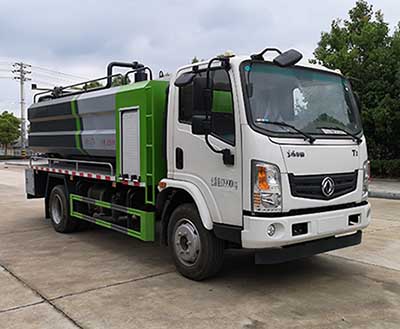 國六東風華神8方清洗吸污車