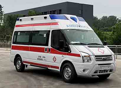 國六江鈴全順柴油運輸型救護車