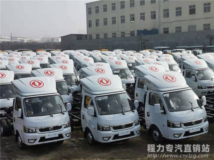 國六東風途逸冷藏車