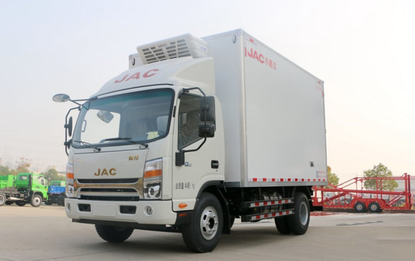 江淮帥鈴4米2藍(lán)牌冷藏車